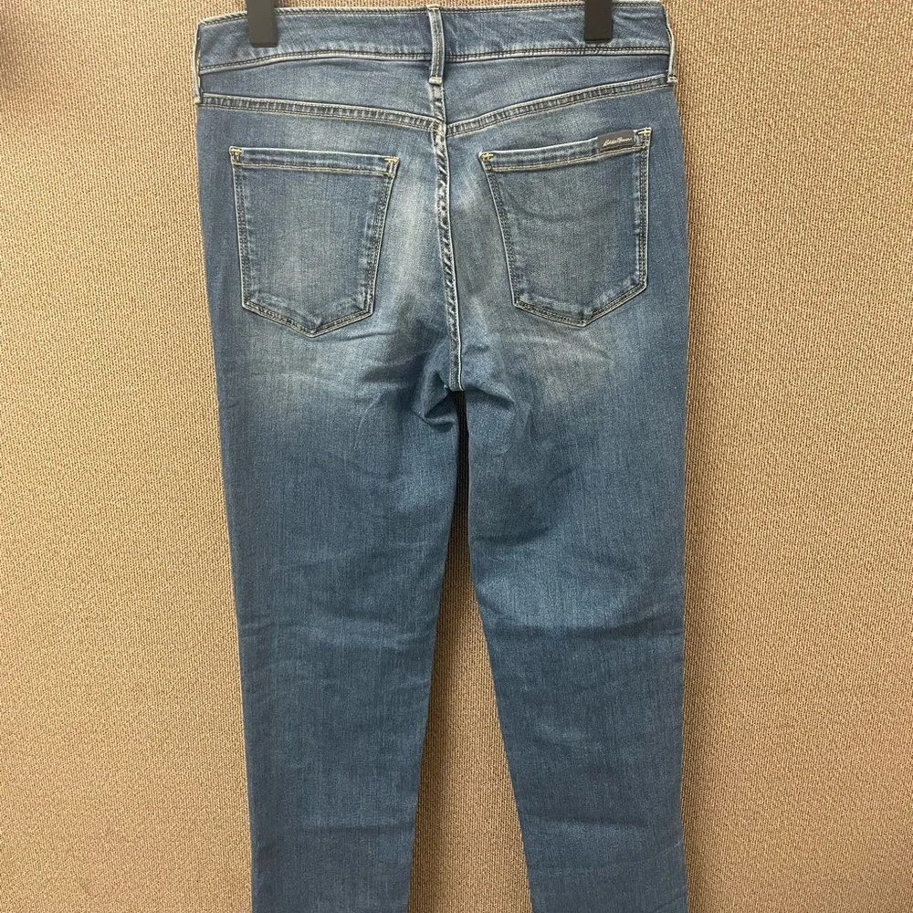 Women Eddie Bauer Blue Skinny Jeans with Classic Style, size 6